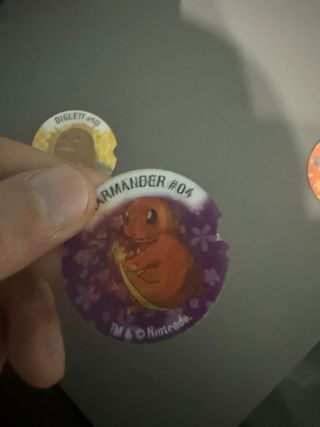 Dischetti Pokémon 3D Parmalat