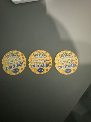 Dischetti Pokémon 3D Parmalat