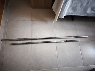 Rack + banco + 2 barras / mancuernas para gimnasio