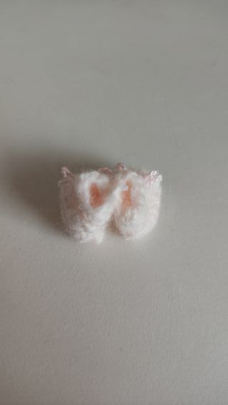 Patucos bebé artesanales en miniatura - Lote rosa
