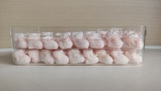 Patucos bebé artesanales en miniatura - Lote rosa