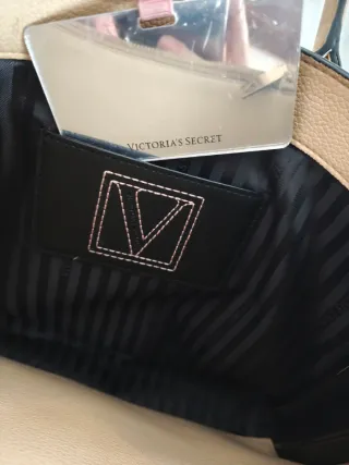 Borsa Victoria's Secret Beige/Multicolor