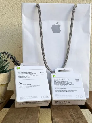 Cargador iPhone completo