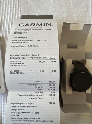 Garmin Forerunner 55 Negro