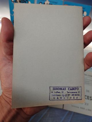 1 al 15, curso de Francés, método universal campo