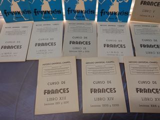1 al 15, curso de Francés, método universal campo