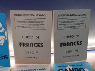 1 al 15, curso de Francés, método universal campo