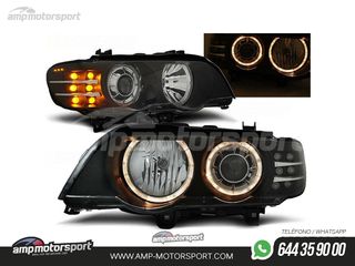 FAROS DELANTEROS OJOS DE ANGEL PARA BMW X5 E53 1999-2003