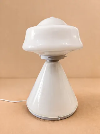 Candeeiro Cogumelo Opalino