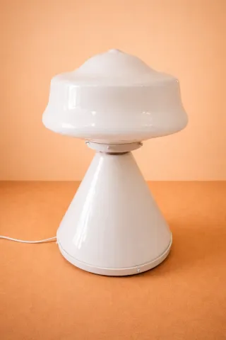 Candeeiro Cogumelo Opalino