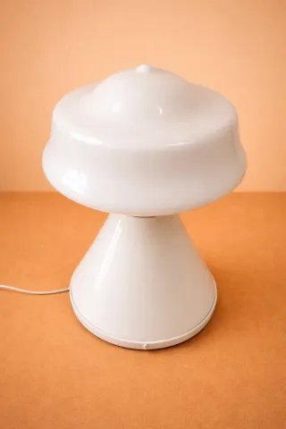 Candeeiro Cogumelo Opalino