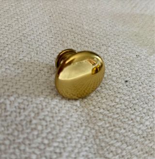 Pomelli bombati in ottone - Set da 10