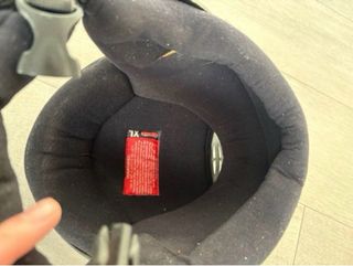 Casco Cookie G3 Talla XL color negro + funda