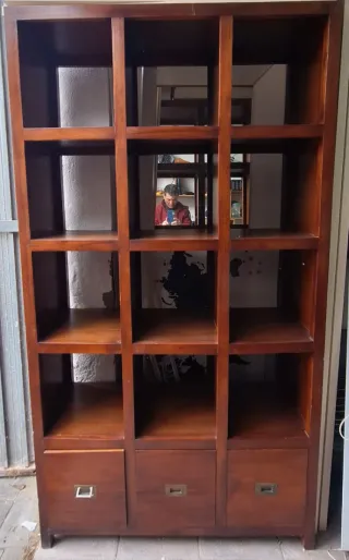 Estantería Colonial Madera Marrón