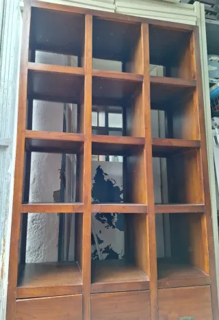 Estantería Colonial Madera Marrón