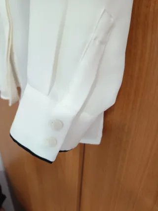 Camisa H&M Mujer Talla 46 Blanca