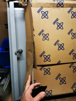 Puerta contadores luz URANO 78x70x3.5 cm Marco Z