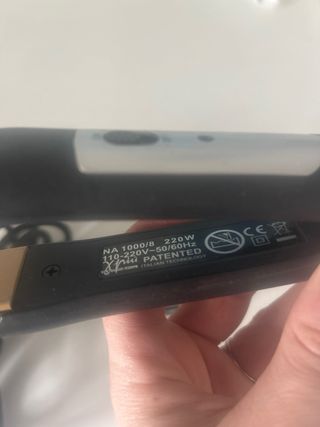 Piastra per capelli in ceramica