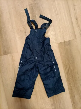 Pantalón de nieve infantil azul Talla 74-80