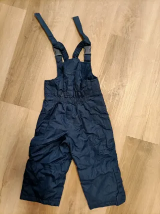 Pantalón de nieve infantil azul Talla 74-80