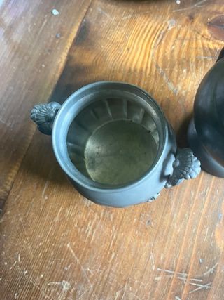 Set Brocca e Zuccheriera in peltro