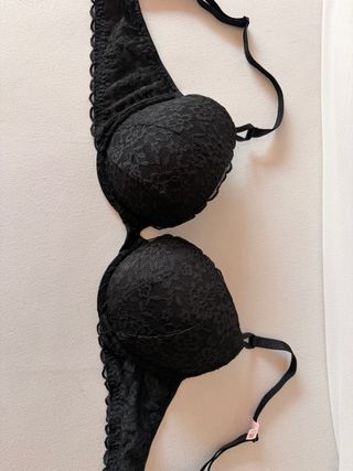 Sujetador Victoria's Secret Negro Encaje,