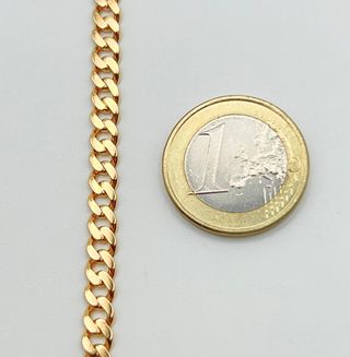 Esclava barbada oro 18k 10.94 gr