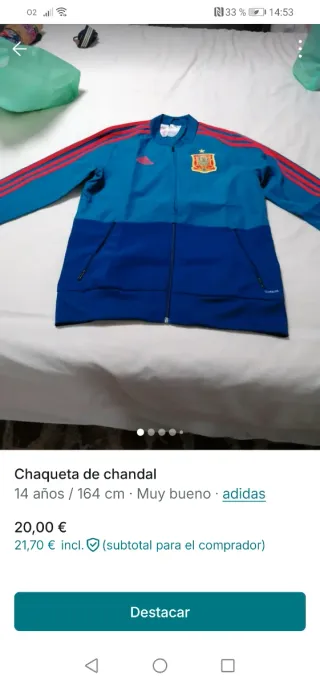 Chaqueta Adidas España RFEF