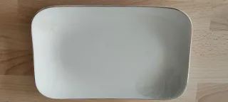 Vajilla completa de porcelana blanca