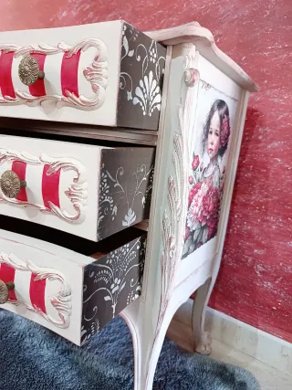 Muebles dormitorio vintage clásico  Conjunto