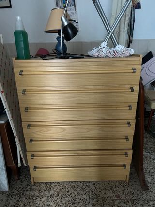 Mueble cajonera de madera