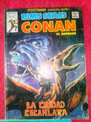 LOTE RELATOS SALVAJES CONAN  5 COMICS tebeos