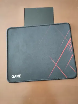 Alfombrilla de ratón GAME negra y roja