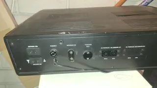 Amplificador Antiguo Hifi Negro y Plata