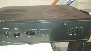 Amplificador Antiguo Hifi Negro y Plata