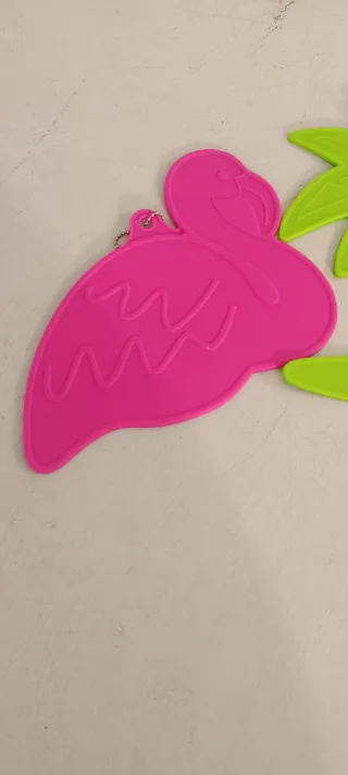 Sottopentola silicone fenicottero e palma