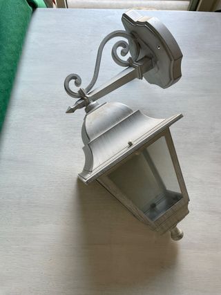 Lampade 3 da esterno in metallo e vetro