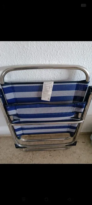 Silla de playa plegable