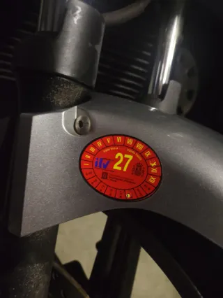 Honda CBF 500 ETIQUETA B ITV 2027