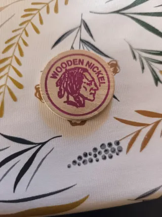 Moneda de Madera Wooden Nickel
