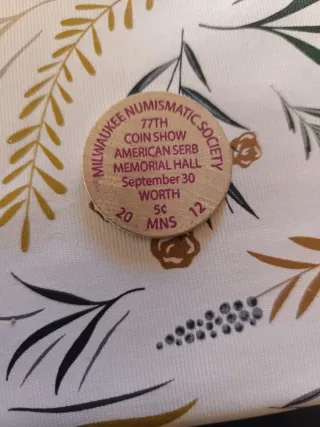 Moneda de Madera Wooden Nickel