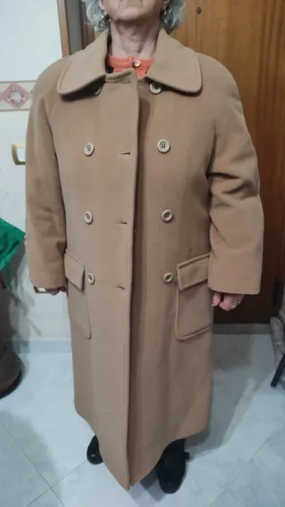 Wool and Cashmere cappotto lungo donna 44 italy