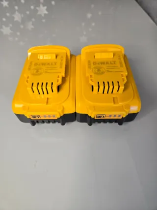 2 Baterías DeWALT XR 20V 6Ah Li-Ion nueva