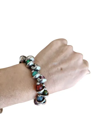Pulsera Uno de 50 piedras naturales y cristales