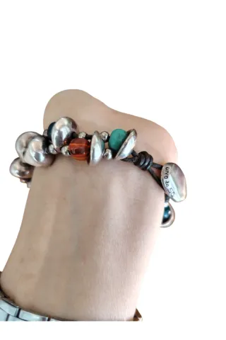 Pulsera Uno de 50 piedras naturales y cristales