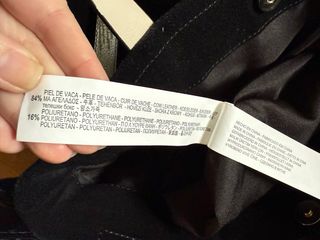 Bolso piel serraje efecto metalizado