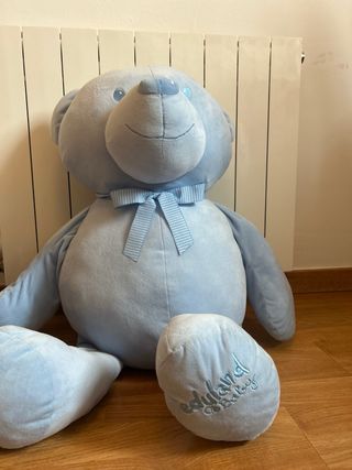 Oso de peluche grande azul
