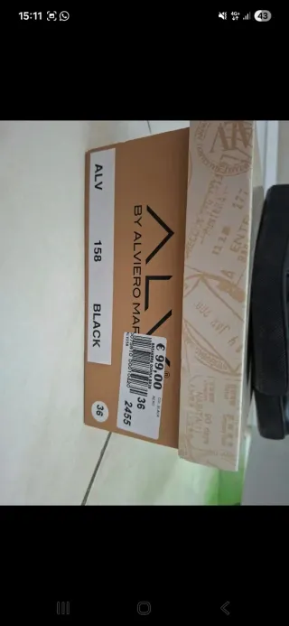 Sneakers ALV Martini Nere tg 36