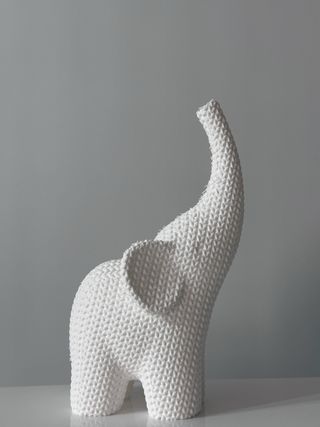 Elefante Stampa 3D Bianco
