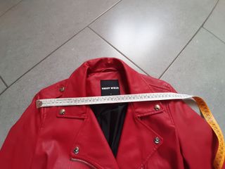 Giubbino ecopelle Tally Weijl rossa taglia S
